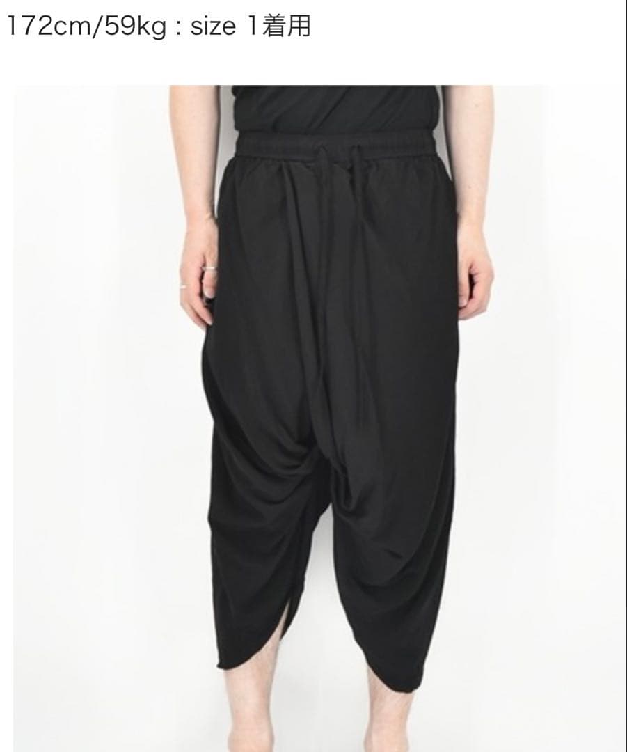 名作希少　ユリウス　julius ドレープサルエルパンツ　697PAM5