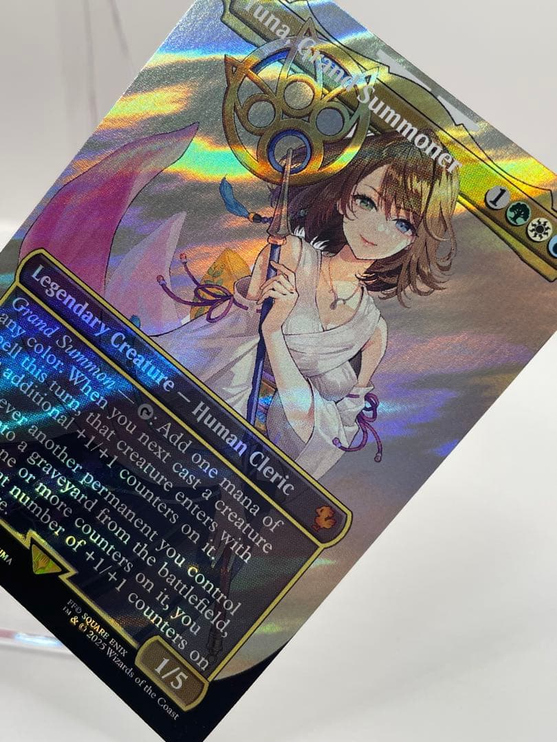 mtg 大召喚士、ユウナ 英語 サージFOIL FF