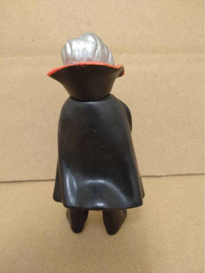 当時物 ポピー ミニソフビ 死神博士 怪人 仮面ライダー　12cm