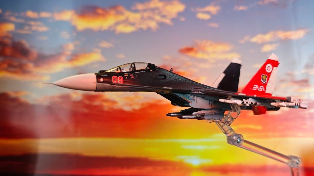 1/144 エースコンバット Su-30 ミハイ仕様 仕上げ改造品 電飾
