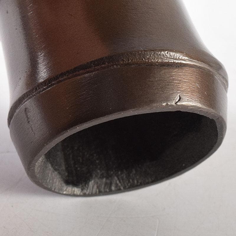 茶道具　平安金工師　山本閑浄造　銅製　松竹梅　蓋置　共箱　C　7957