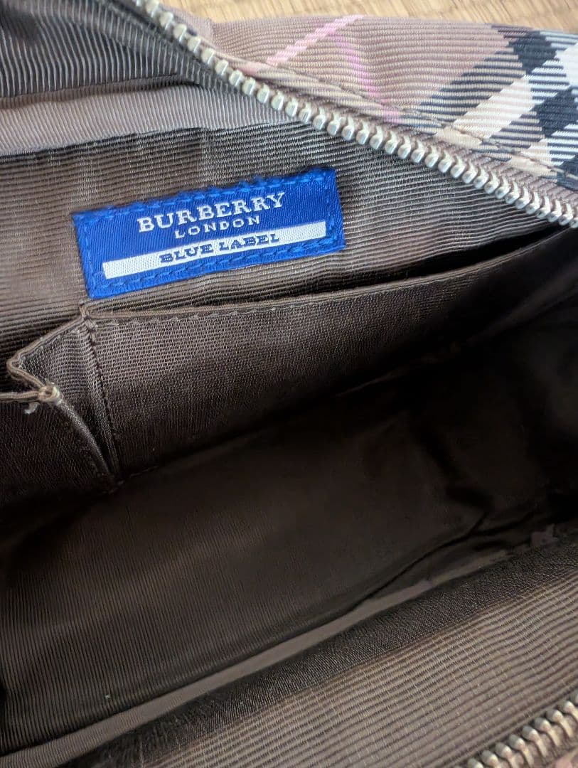 B*Y様 BURBERRY BLUE LABEL ブラウン ショルダーバッグ 【