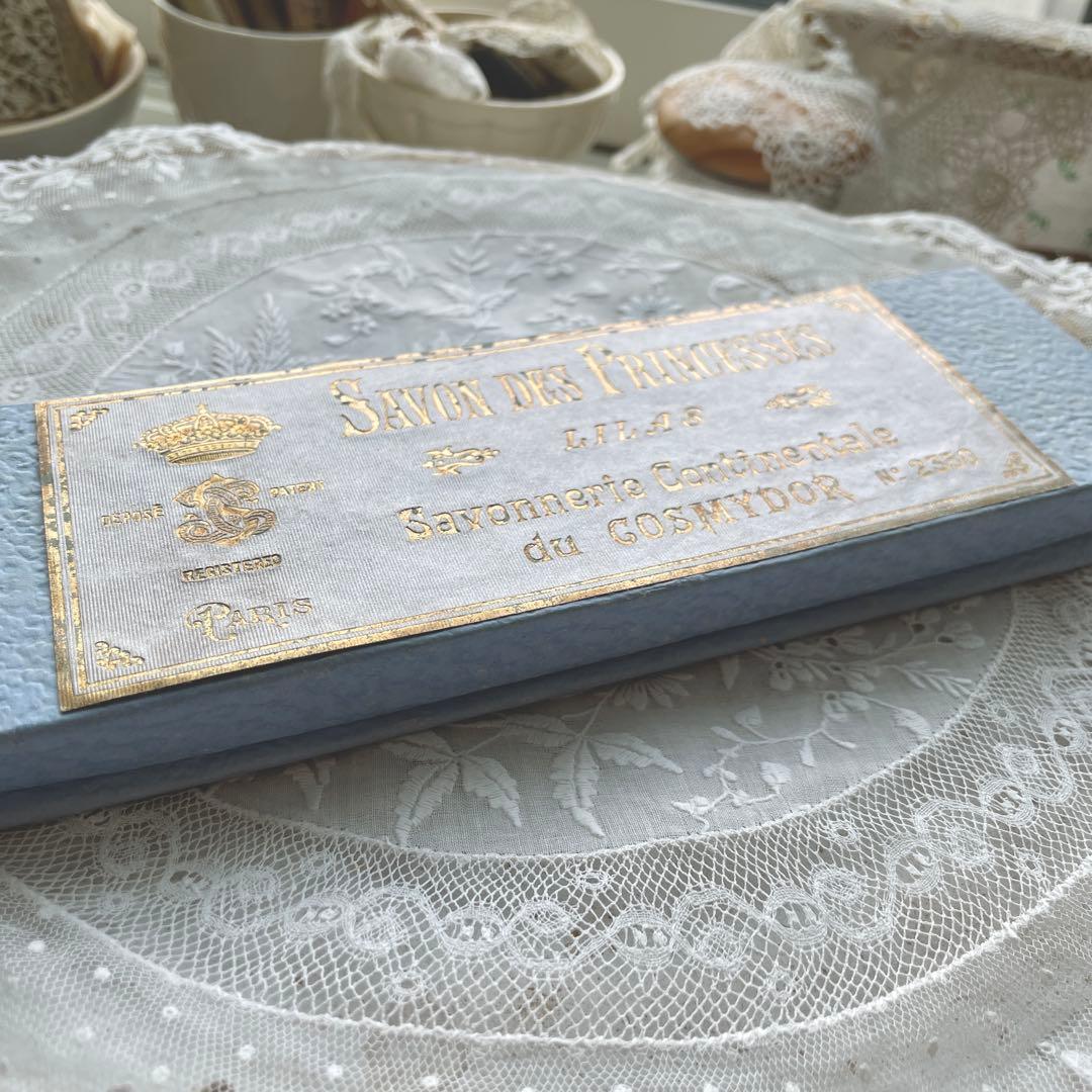 フランス　アンティーク　紙箱