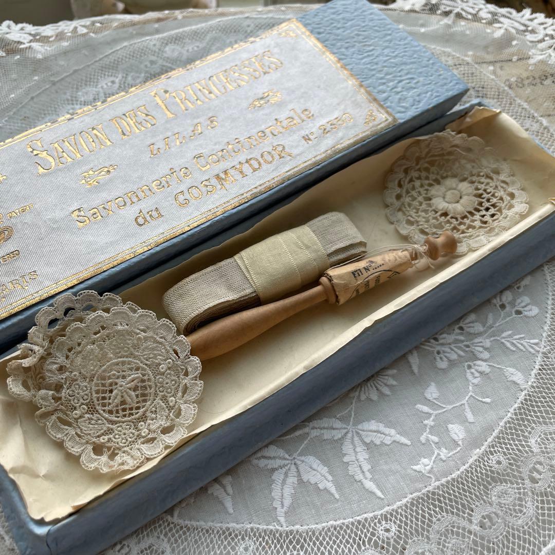 フランス　アンティーク　紙箱