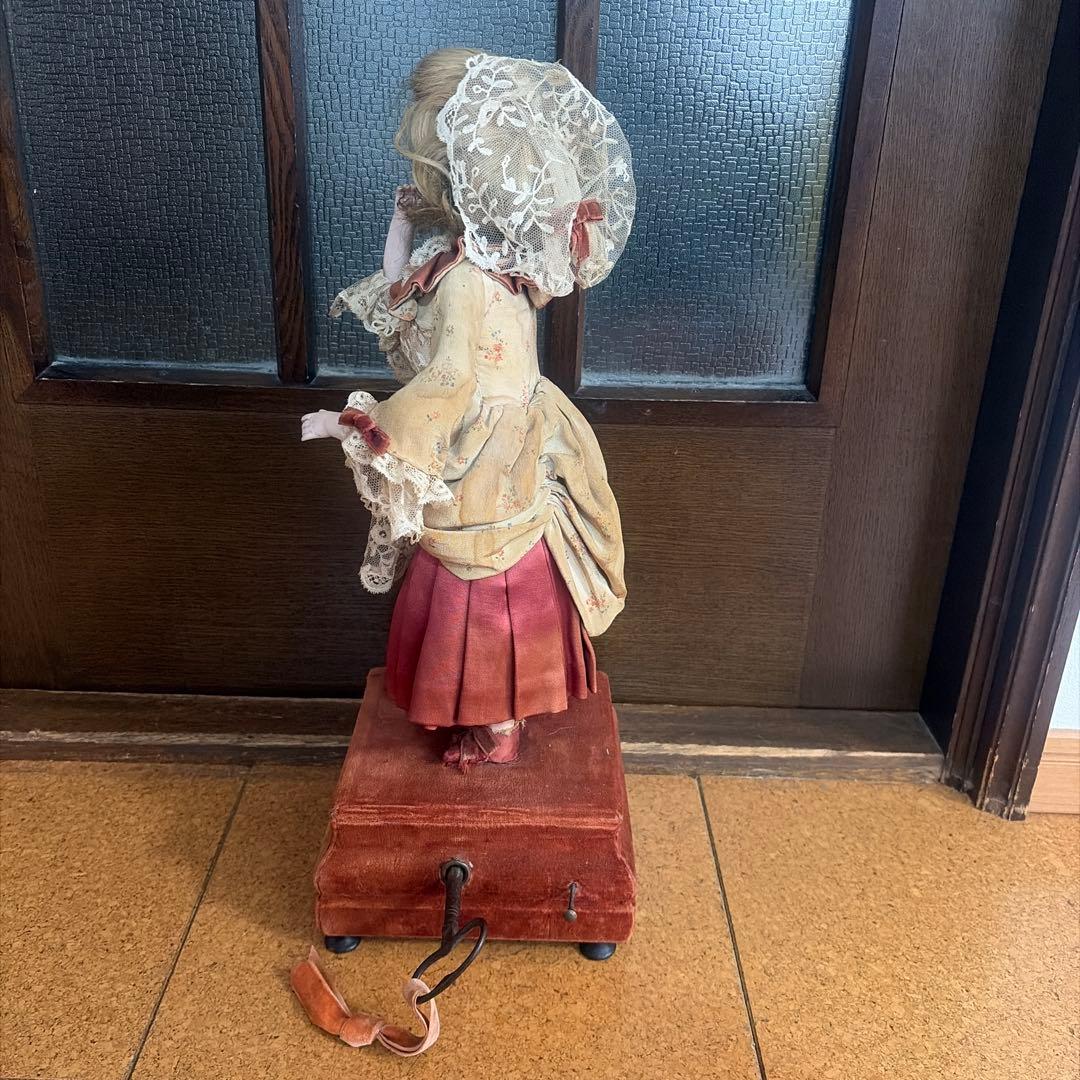 桃*）様 アンティークドール　オルゴール