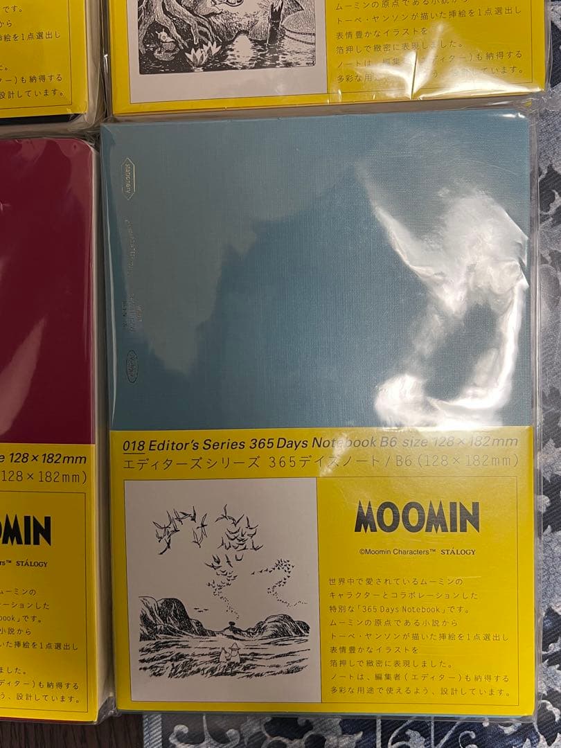 ムーミン　ニトムズ　エディターズシリーズ　365デイズノート　B6 4種セット