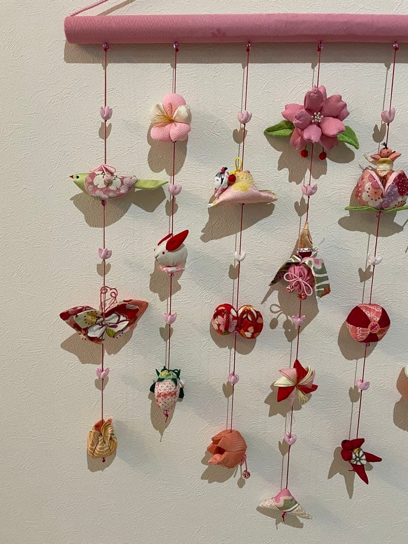 つるし雛　No.155 壁掛けタイプ・ひな祭り・桃の節句・女の子節句飾り