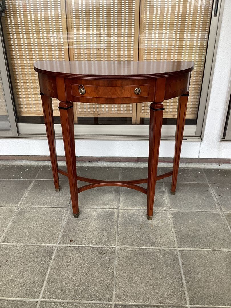 コンソール　テーブル　飾り台　木製　サイドテーブル