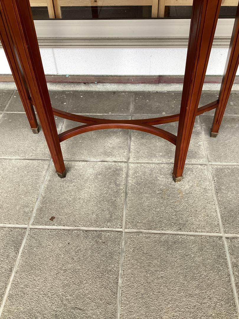 コンソール　テーブル　飾り台　木製　サイドテーブル