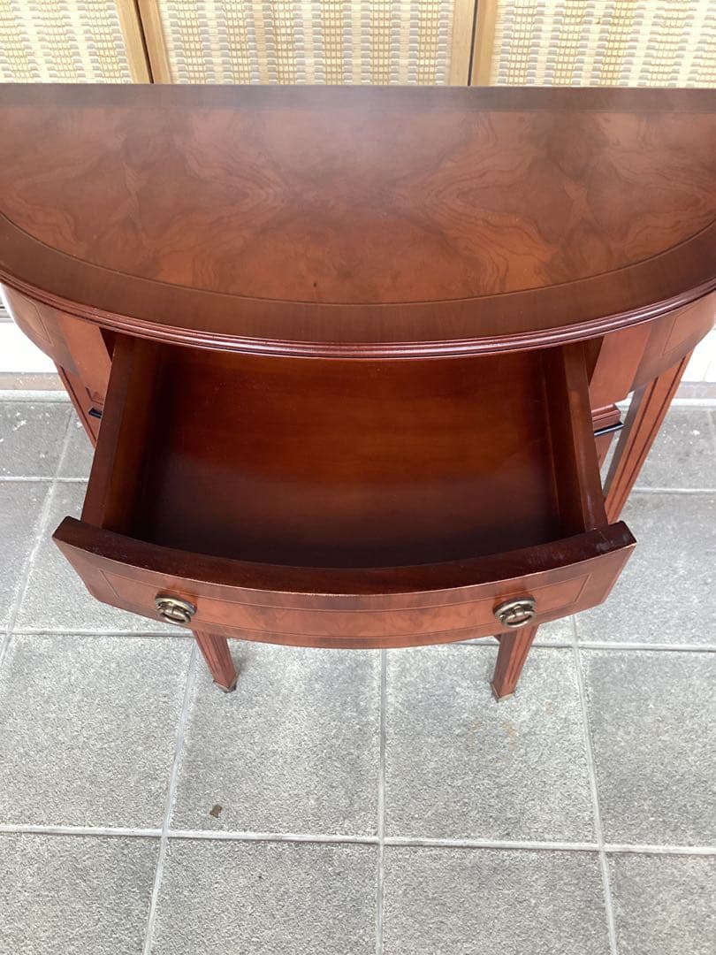 コンソール　テーブル　飾り台　木製　サイドテーブル