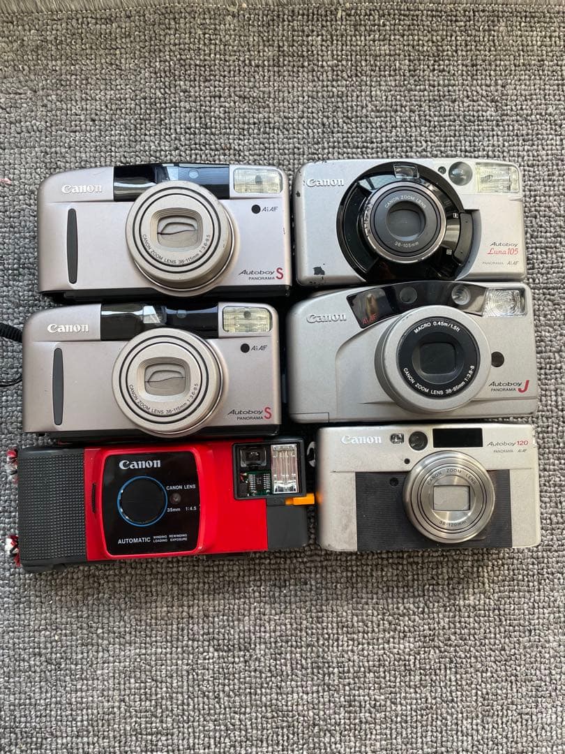 Canon Autoboy S フィルムカメラセット 6台