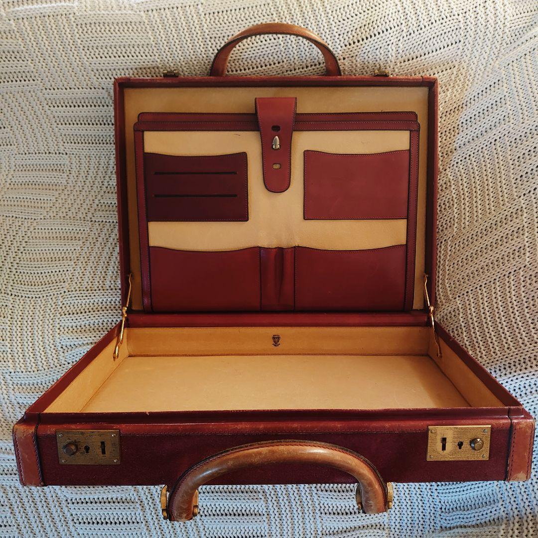 Gucci　スエード アタッシュケース（used）※オールドグッチ、ヴィンテージ
