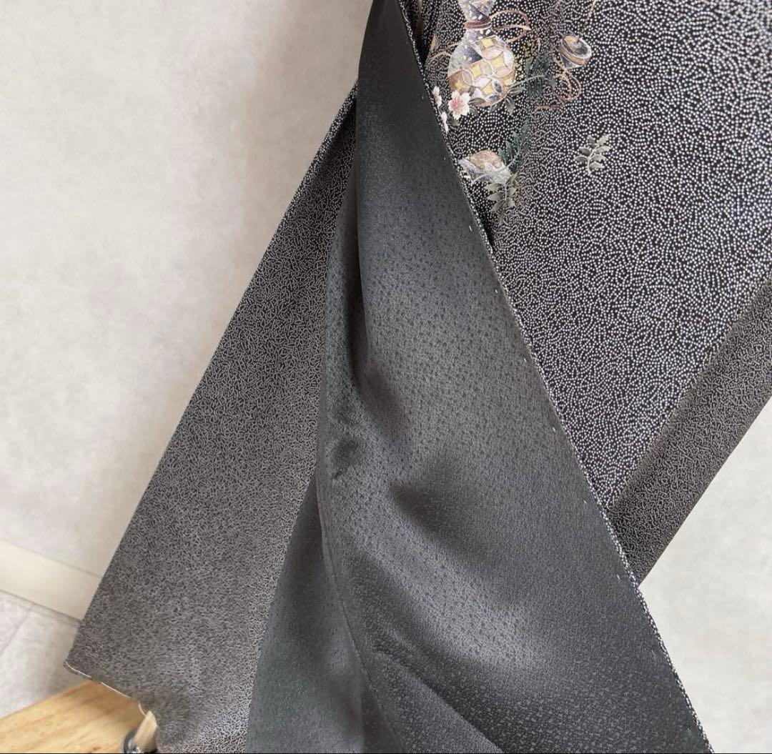 値下げ　訪問着　４点セット　正絹　さが美　帯　帯締め　帯揚げ