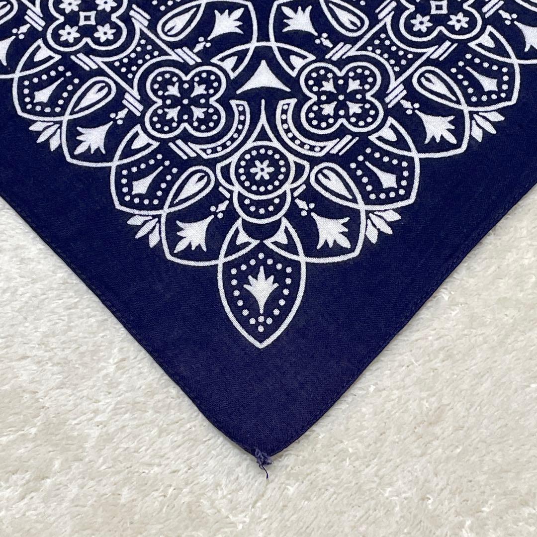 60sショベル アイアンクロス RN14193 ネイビー ヴィンテージ バンダナ