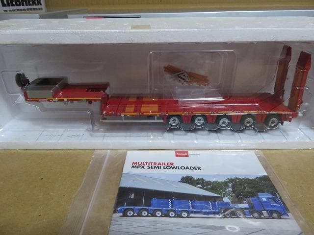 WSI 1/50 ボルボ 8x4 + 5ac Nooteboom 梱包条件有