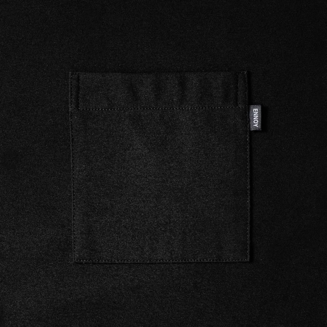 ennoy pocket & crew 2pack Tシャツ BLACK M