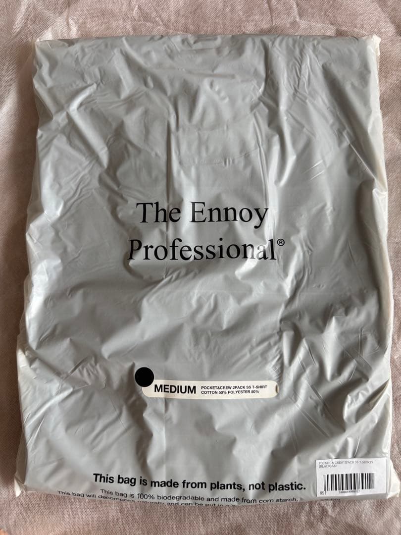 ennoy pocket & crew 2pack Tシャツ BLACK M