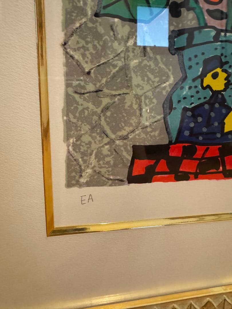 ポールアイズピリ　ムーブバックの花 EA版 サイン入り リトグラフ