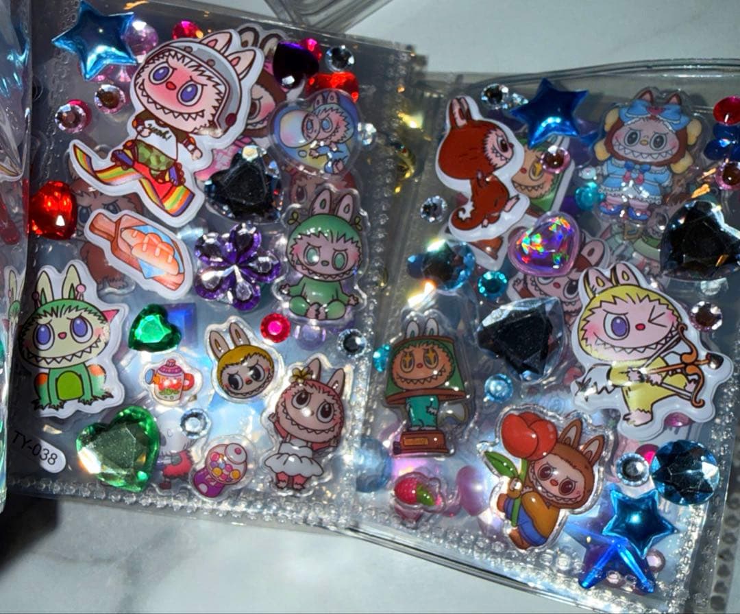 キラキララブブぷっくりシール帳完成品３冊セット