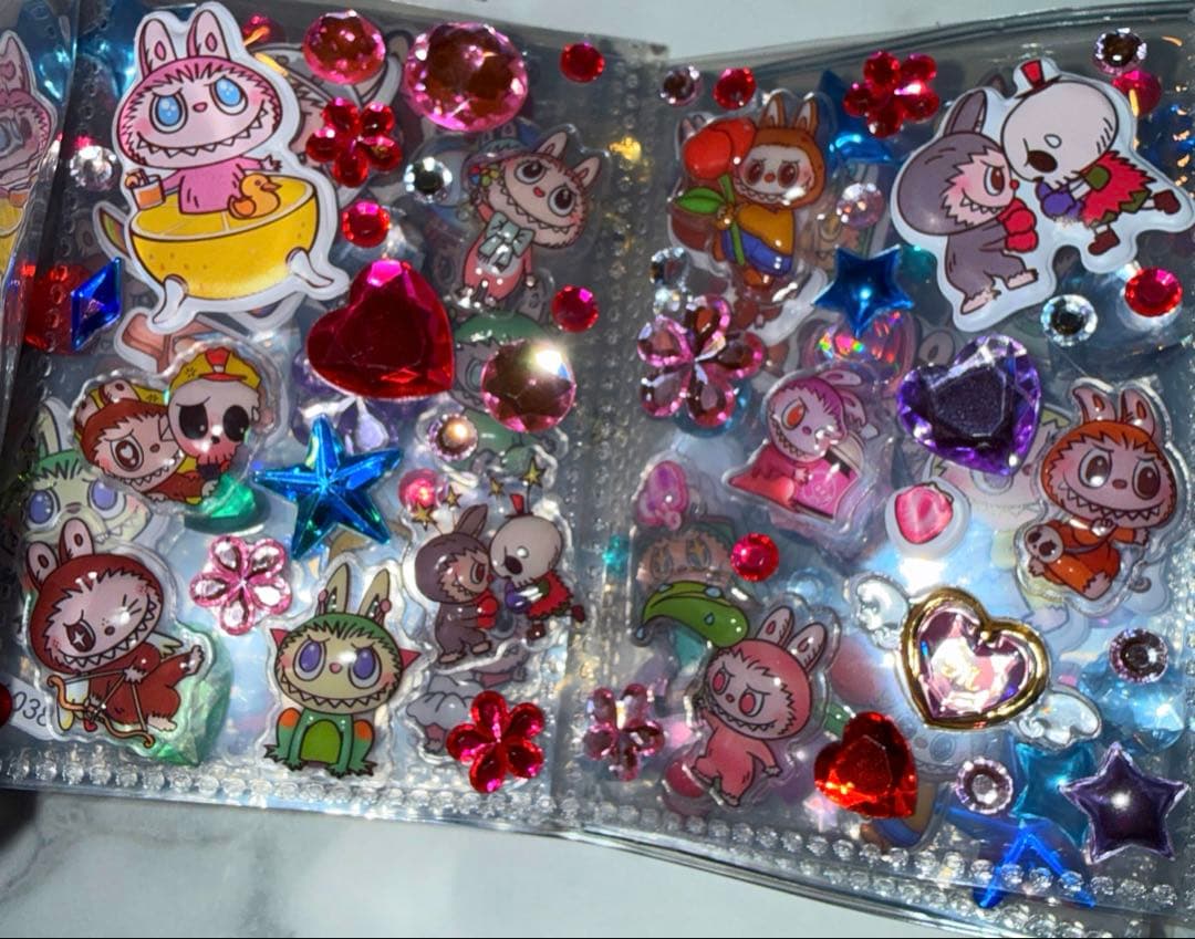 キラキララブブぷっくりシール帳完成品３冊セット