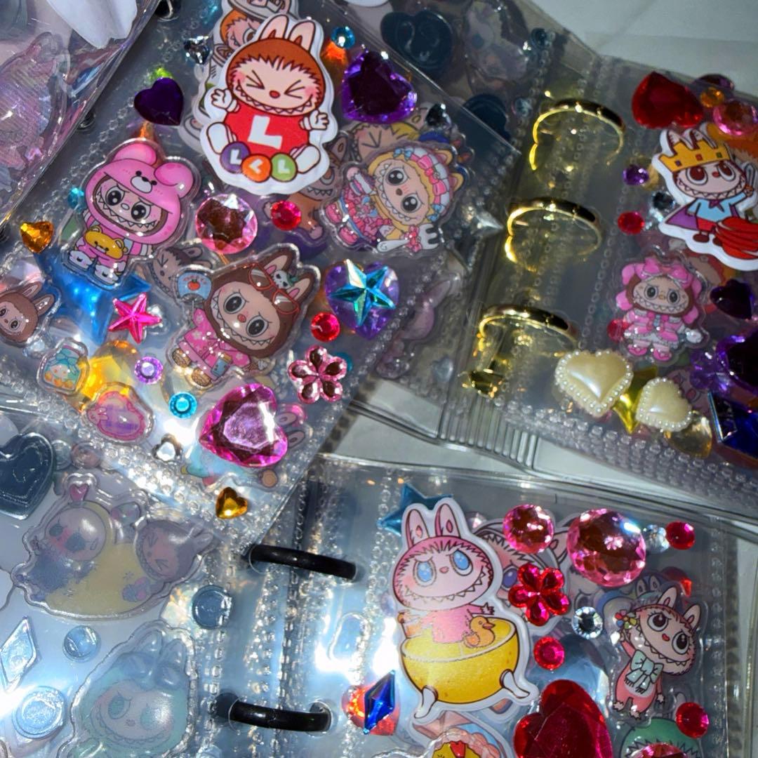 キラキララブブぷっくりシール帳完成品３冊セット