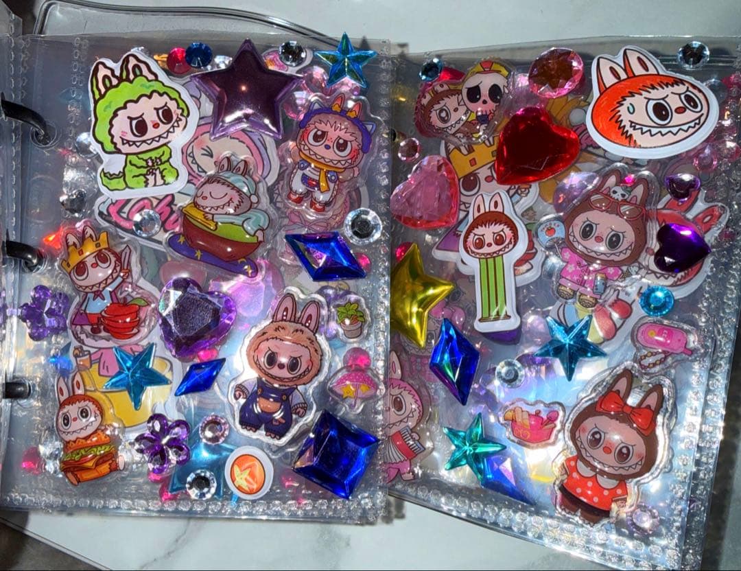 キラキララブブぷっくりシール帳完成品３冊セット