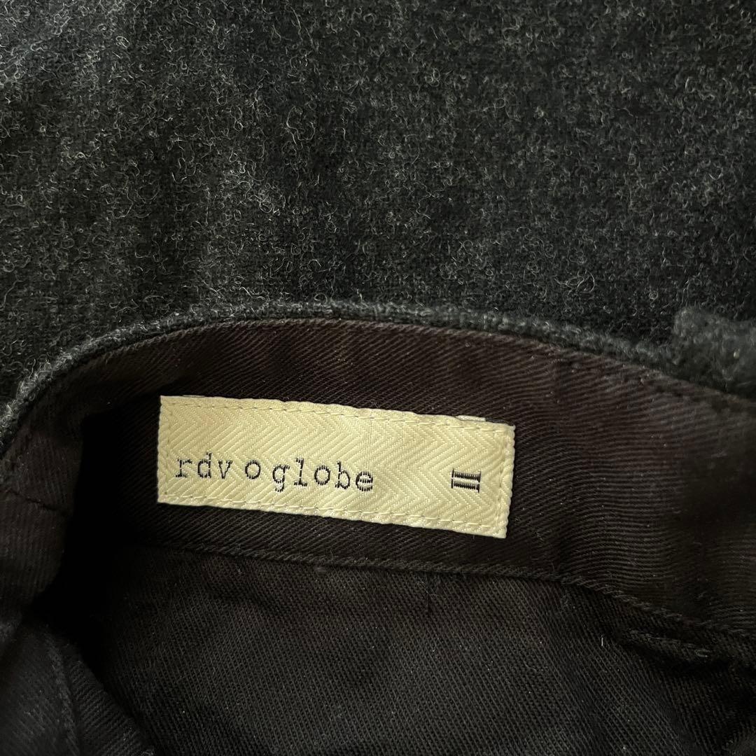 rdv o globe ランデヴーオーグローブ ウール サルエル　パンツ　グレー