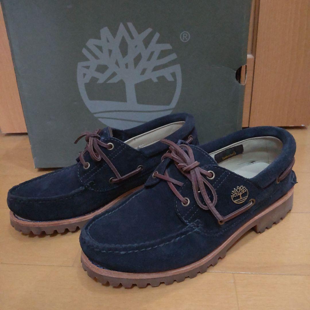 【ケア済】Timberland 3eye クラシック スウェード ダークブルー