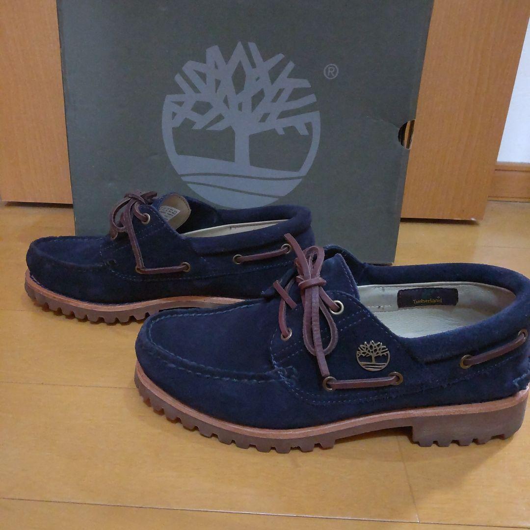 【ケア済】Timberland 3eye クラシック スウェード ダークブルー