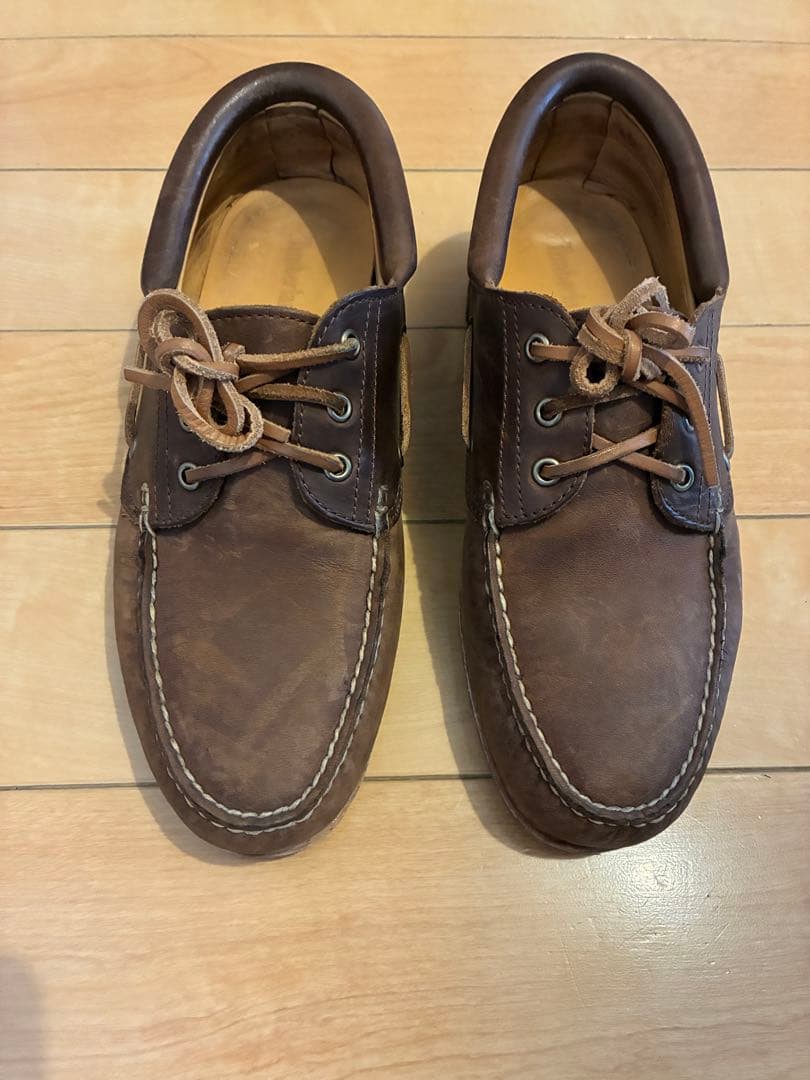 Timberland 3eye ブラウン デッキシューズ