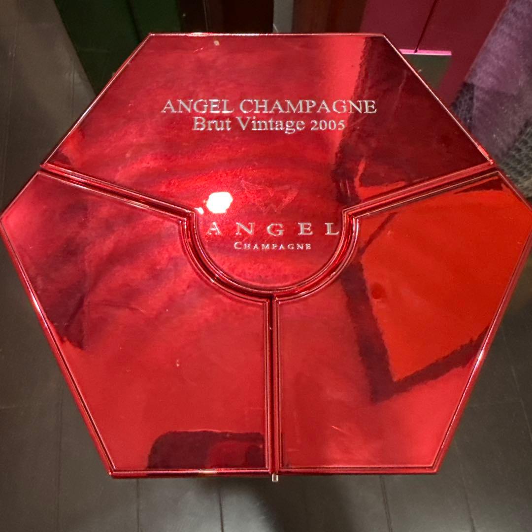 ANGEL CHAMPAGNE Brut Vintage 2005 赤