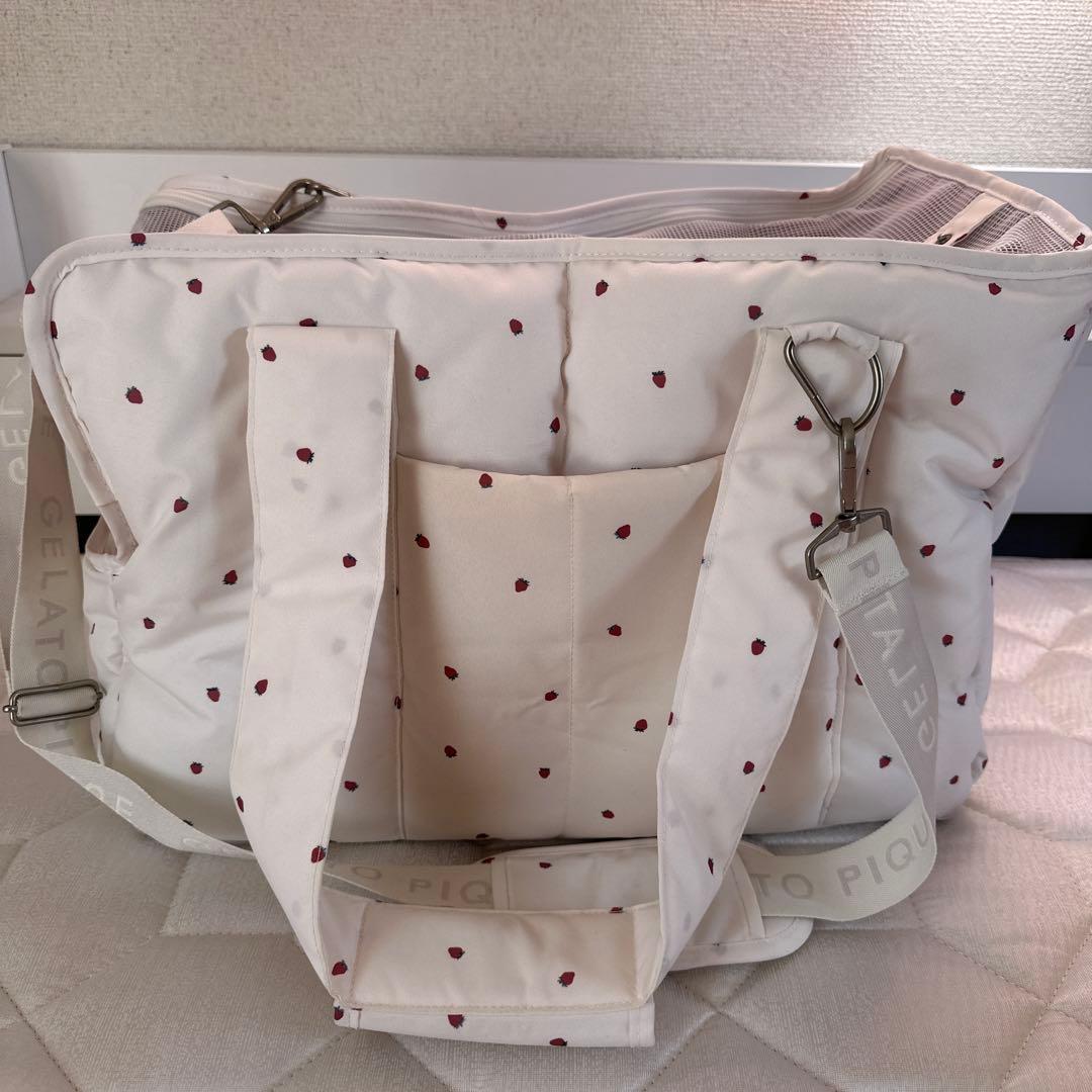 GELATO PIQUE 犬 ジェラートピケ キャリー バッグ いちご
