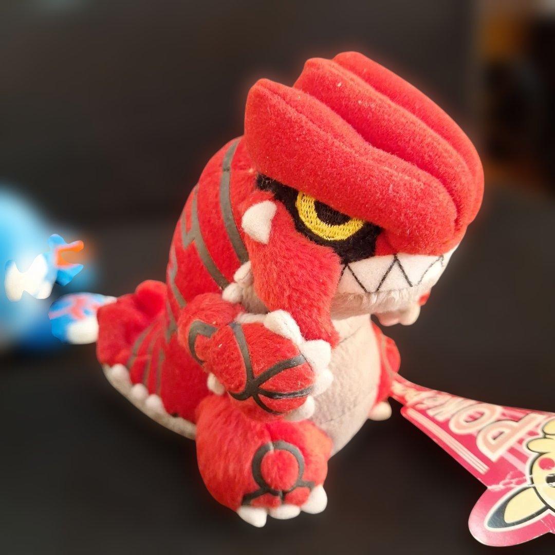 タグ付き　ポケモンセンター　カイオーガ　グラードン　ポケドール　ぬいぐるみ