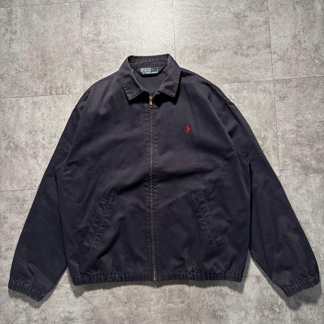 ジャケット・アウター 90s Polo by Ralph Lauren swing top navy