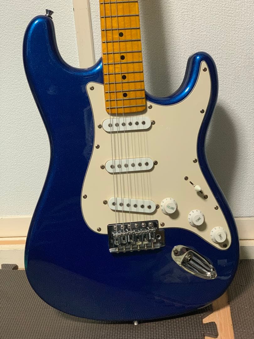 セルダー SELDER ストラト ストラトキャスター メイプル 杢目 青