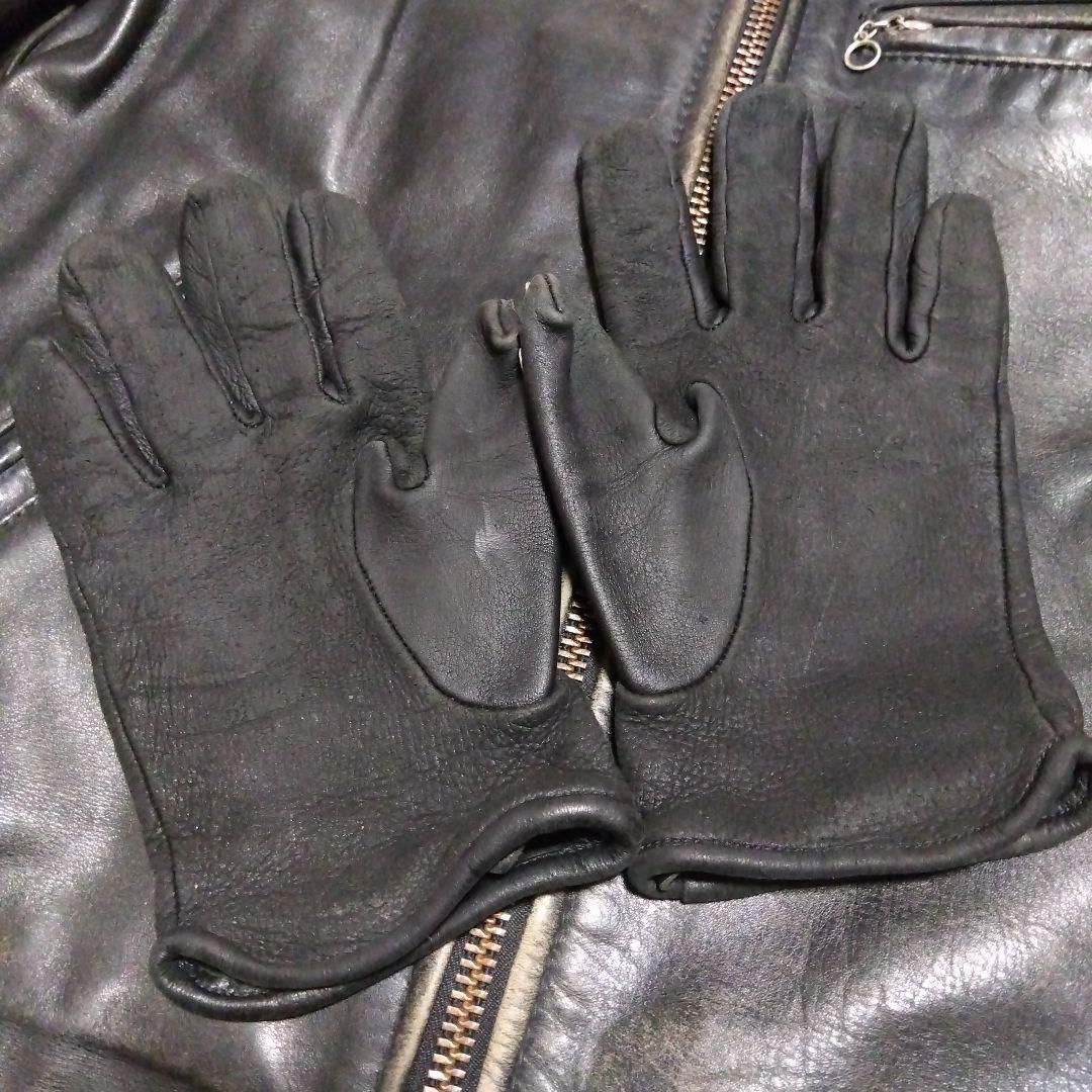 希少 バンソン VANSON レザーグローブ ローパー Roper S 骨