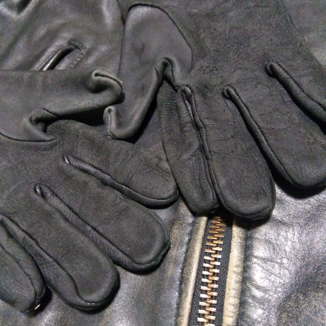 希少 バンソン VANSON レザーグローブ ローパー Roper S 骨