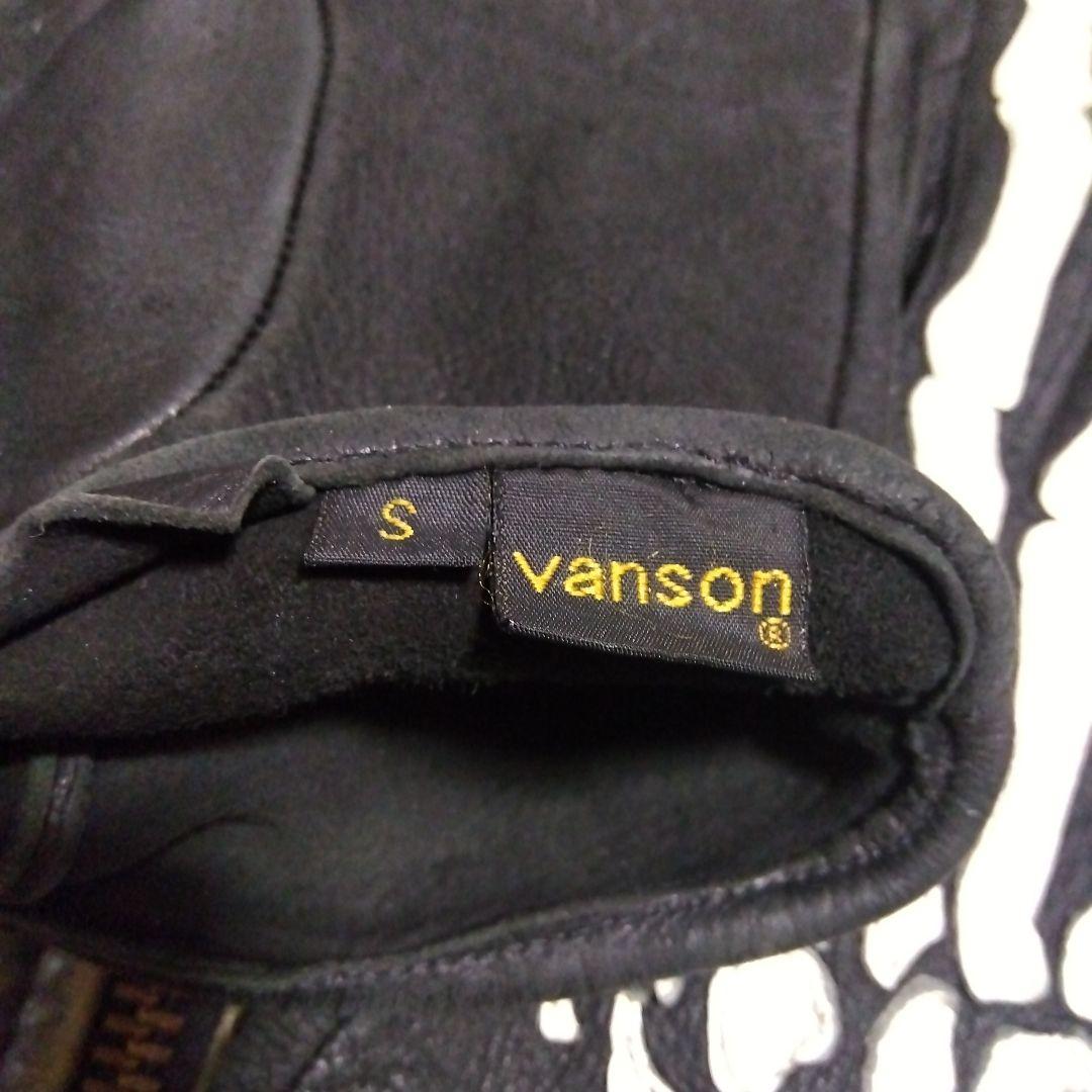 希少 バンソン VANSON レザーグローブ ローパー Roper S 骨