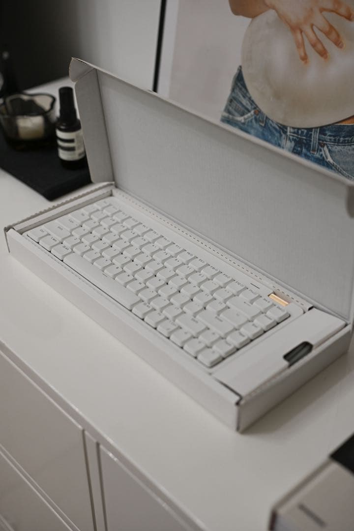 美品 lofree flow lite84 オフホワイト