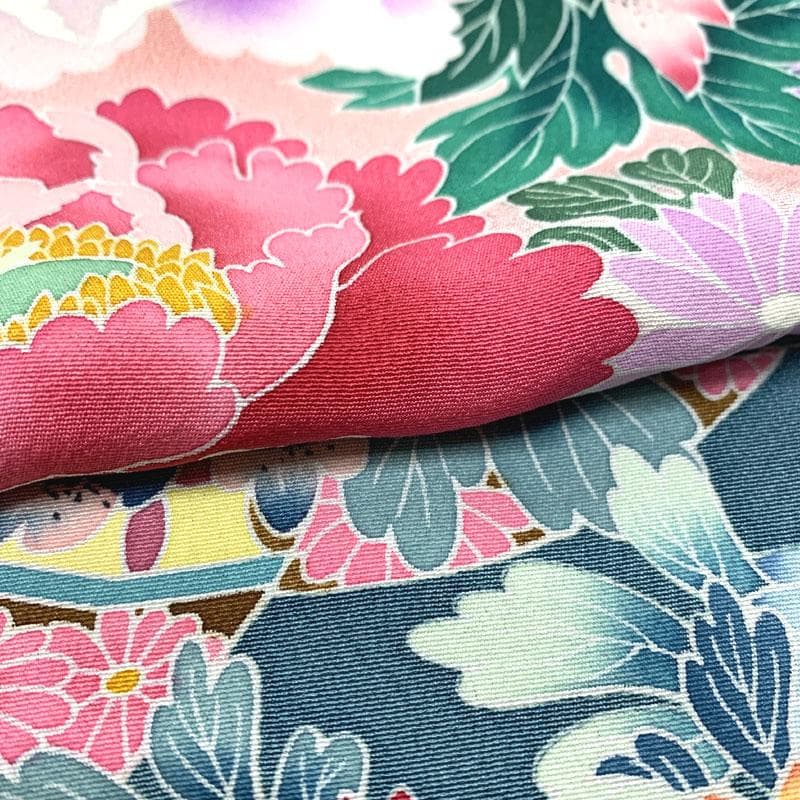 506z5〇小柄な方にも 作家物 真一 友禅 振袖 ピンク〇美品 成人式 結婚式