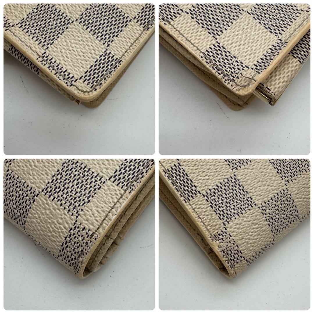 【新型】ルイヴィトン　ダミエ　アズール　ヴィエノワ　カード８枚　コンパクト　財布