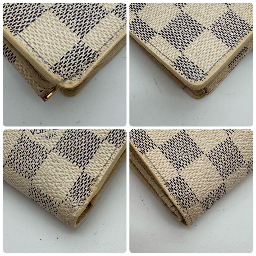 【新型】ルイヴィトン　ダミエ　アズール　ヴィエノワ　カード８枚　コンパクト　財布