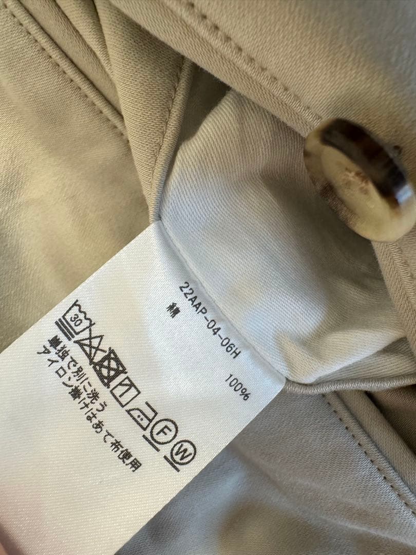 パンツ A.PRESSE Type.1 Chino Trousers 2 ecru