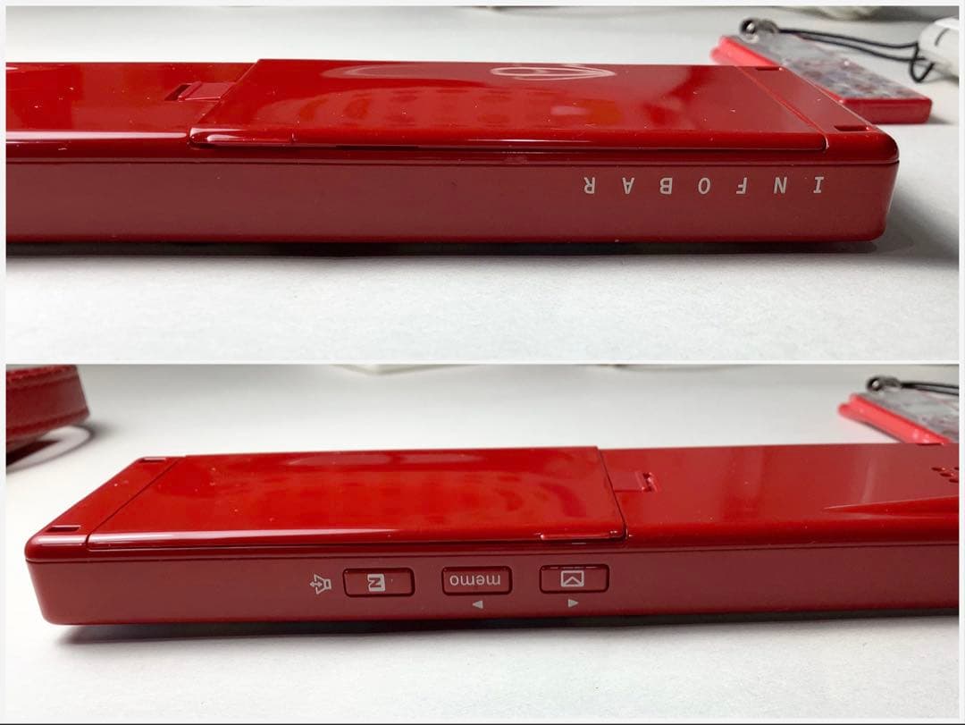 au INFOBAR 初代 ニシキゴイNISHIKIGOIと2世代目GRAY