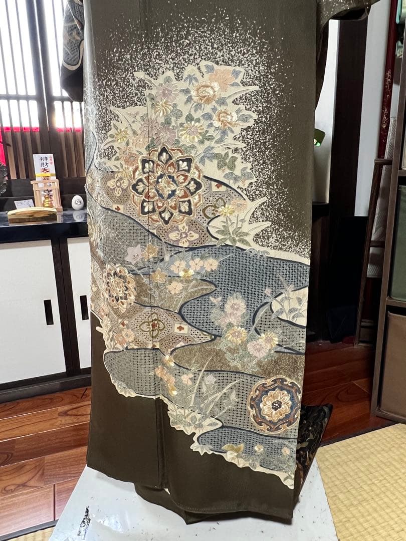 汕頭刺繍たっぷり訪問着