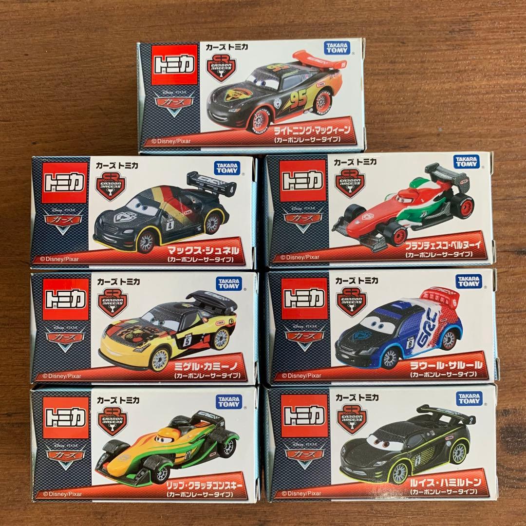 カーズ　トミカ　カーボンレーサー　タイプ　新品　未開封　7台セット　フルコンプ