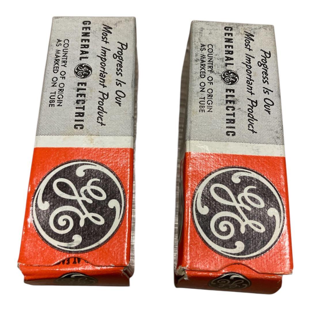 【希少・元箱付】GE製 真空管 6681 / 12AX7 2本セット（現状品）