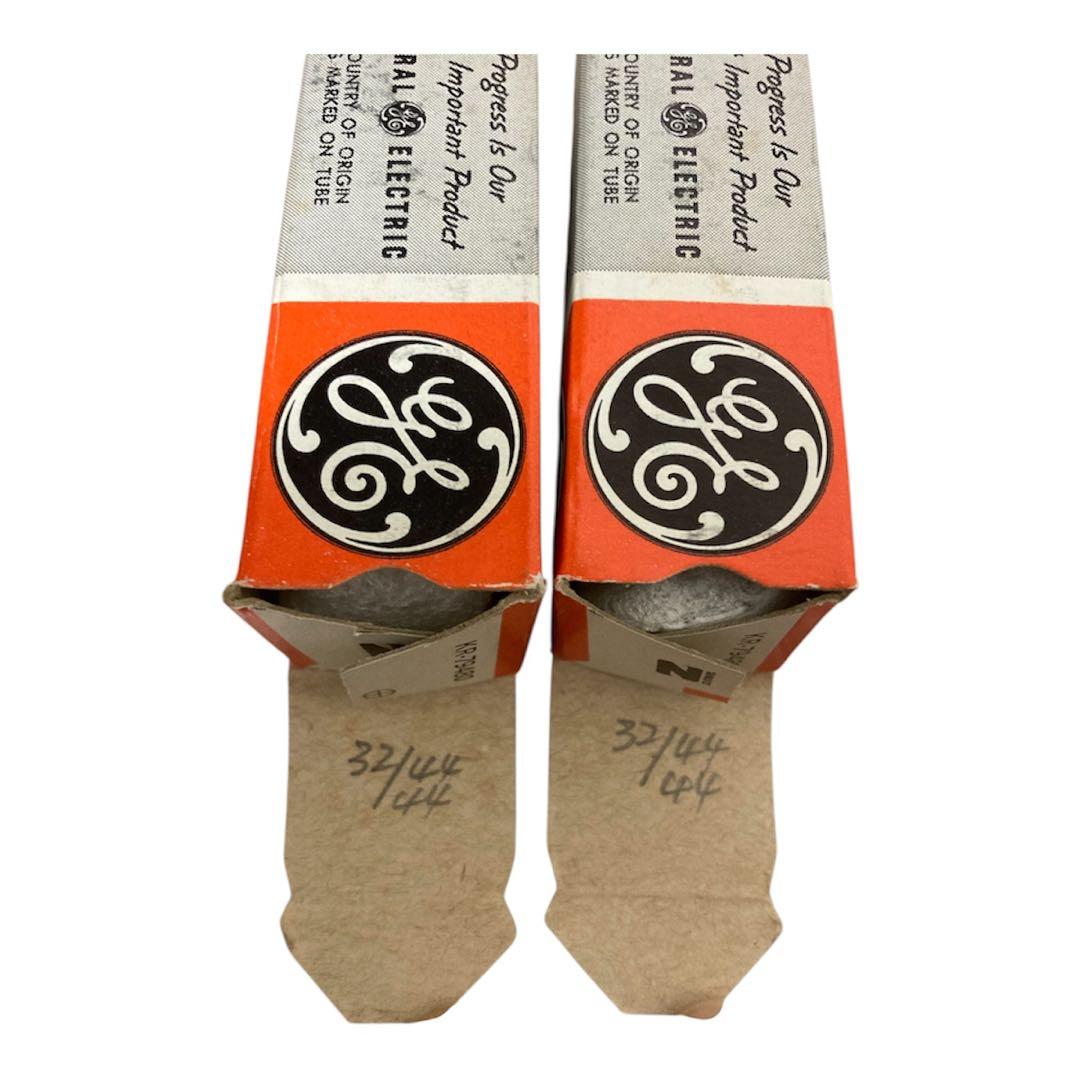 【希少・元箱付】GE製 真空管 6681 / 12AX7 2本セット（現状品）