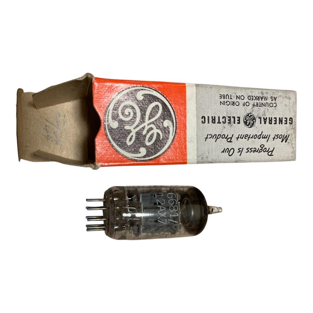 【希少・元箱付】GE製 真空管 6681 / 12AX7 2本セット（現状品）