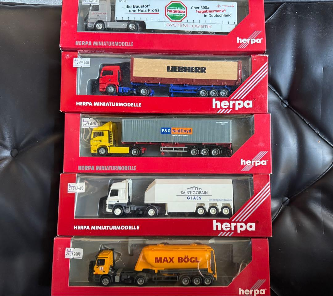 HERPA ミニチュアトラック セット　他トラック